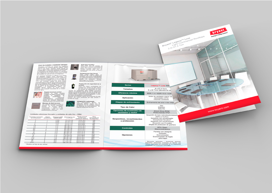 Diptico Totaline Carrier